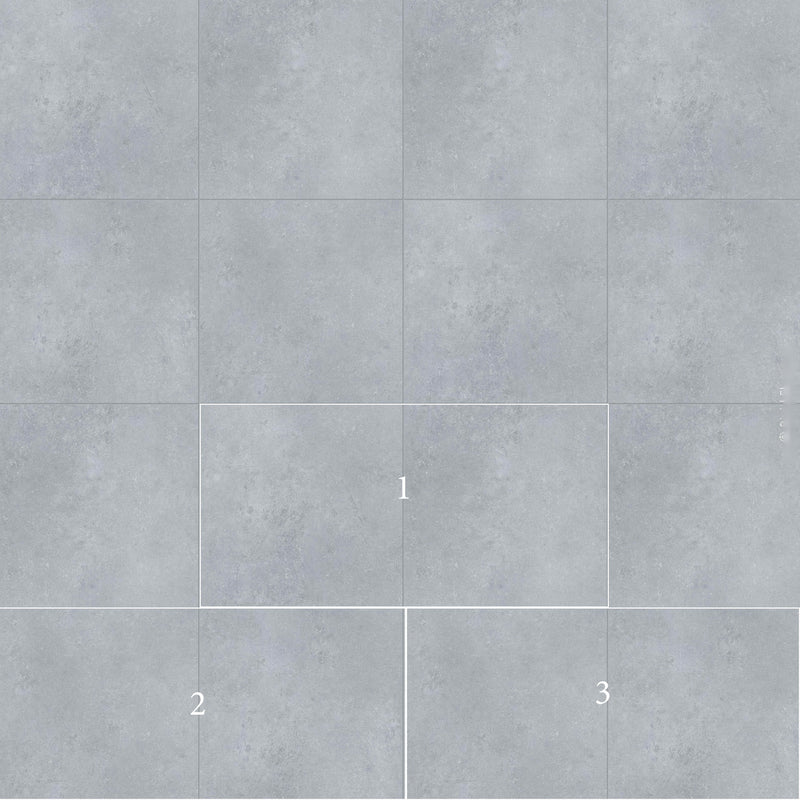 Spc vloertegels MEGA TILES Sanoma – SPC klikvloertegels met voeg 60 × 120 cm
