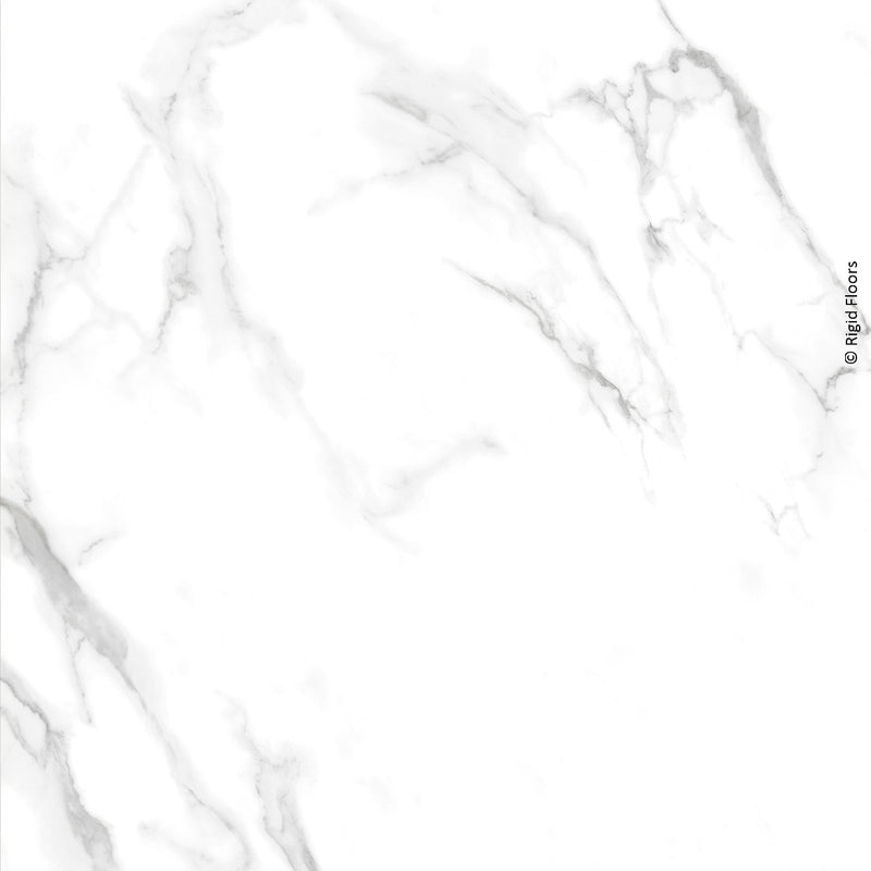 Spc vloertegels MEGA TILES White Marble – SPC klikvloertegels met microvelling 60 × 120 cm
