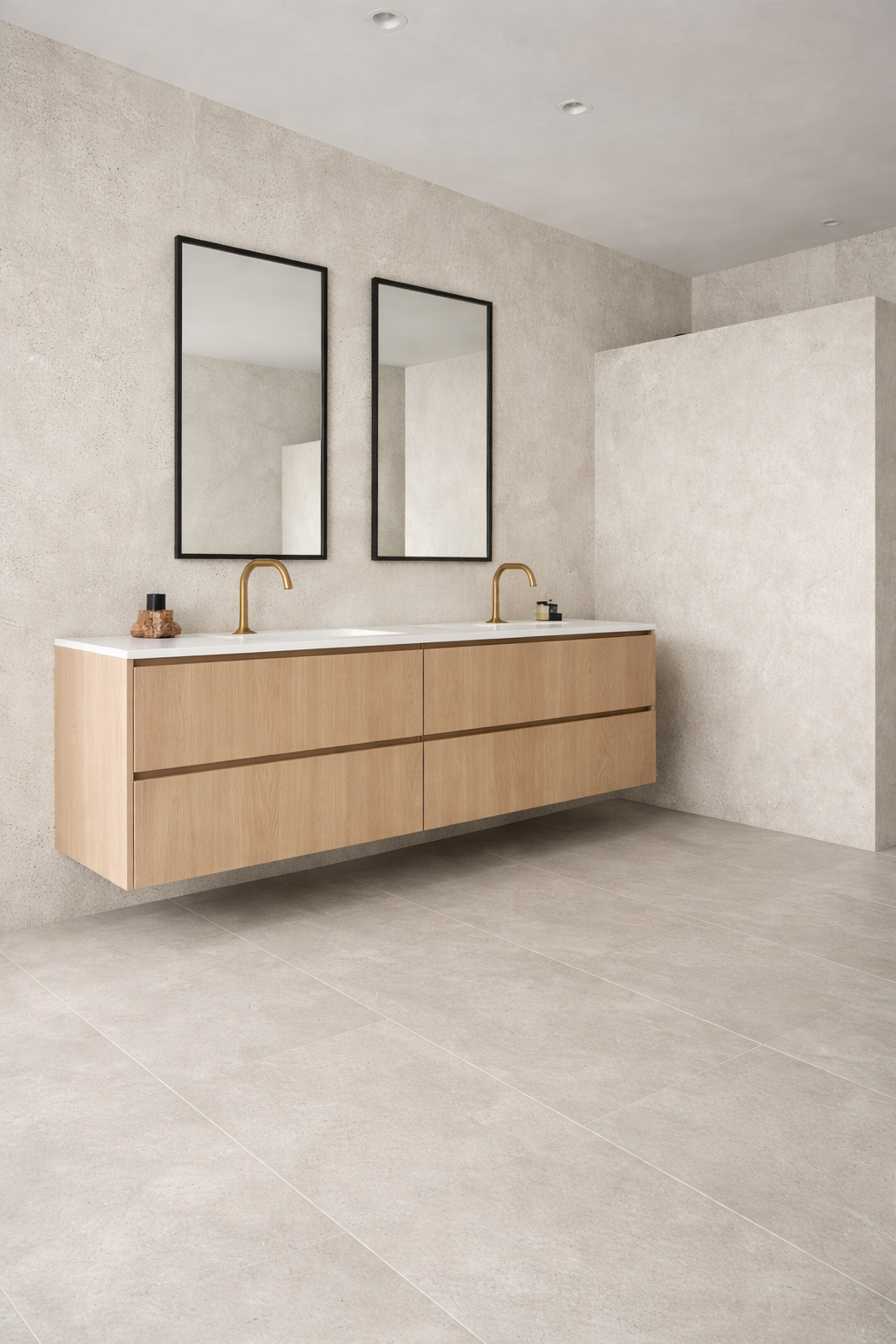 Panneau mural en plastique Panneau mural SPC XXL Min – effet pierre naturelle pour salle de bain et douche