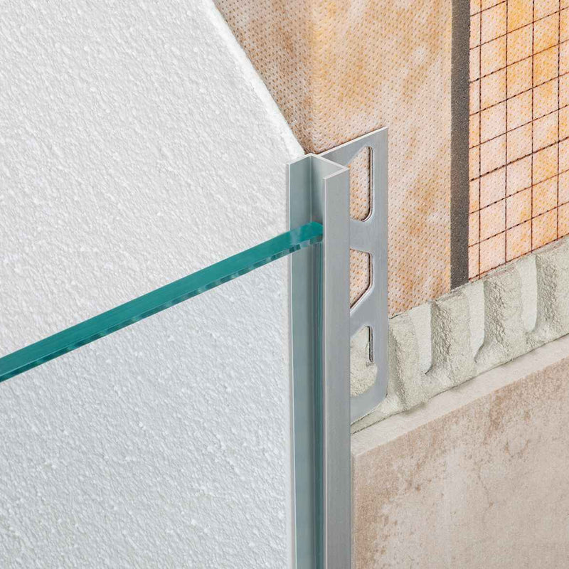 Plaatsingmaterialen-profielen Schlüter-DECO-SGC | U-vormig profiel voor douchewanden