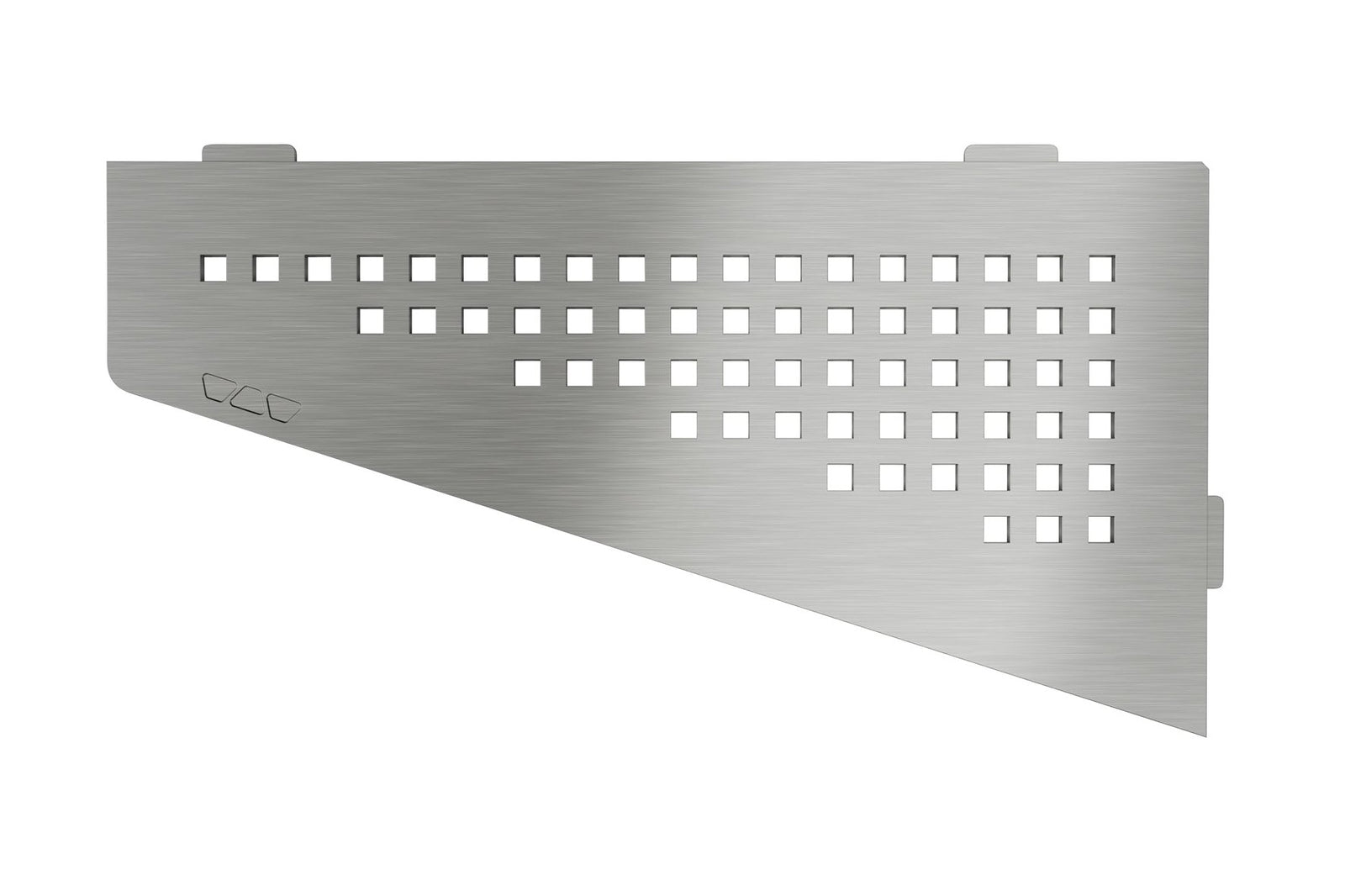 Plaatsingmaterialen-afwerking-schelf Schlüter-SCHELF-SES3D3EB | Étagère carrée design SQUARE  en acier inoxydable brossé