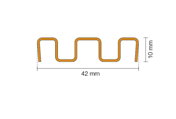 Plaatsingmaterialen-afwerking-doucherooster Schlüter-KERDI-VARIO WAVE | KLVR1D10TSSG120 - Steengrijs inkortbaar afwateringsprofiel
