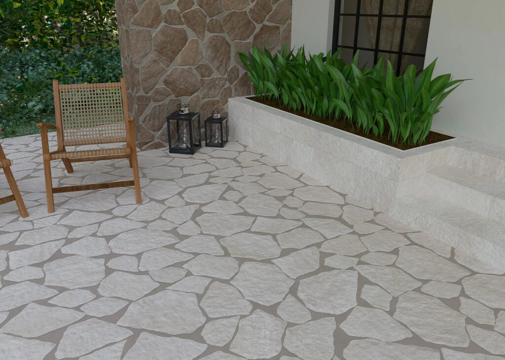 Tirol Marfil flagstone tegels | Keramisch 15 x 21,8 | 22,6 x 32,6 | 32 x 42 x 1,1 cm
