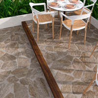 Tirol Taupe flagstone tegels | Keramisch 15 x 21,8 | 22,6 x 32,6 | 32 x 42 x 1,1 cm