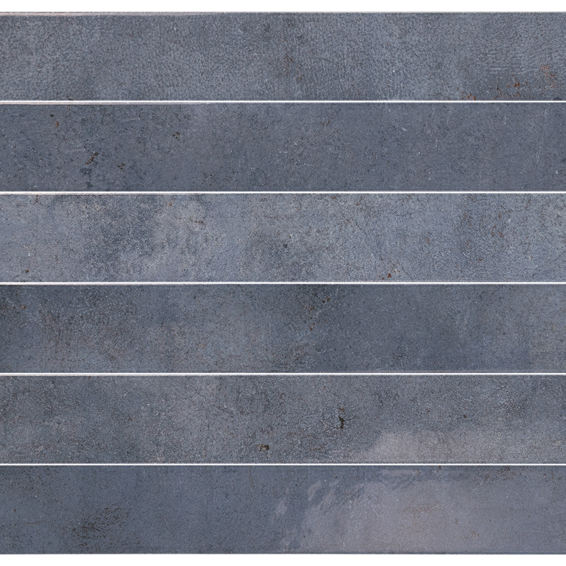 Wandtegels Ve. Deep Royal donkerblauwe wandtegels 5 × 40 en 10 × 10 cm