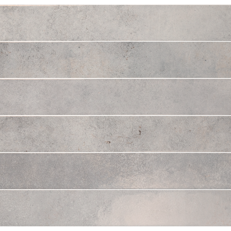 Wandtegels Ve. Dim Grey grijze wandtegels 5 × 40 en 10 × 10 cm