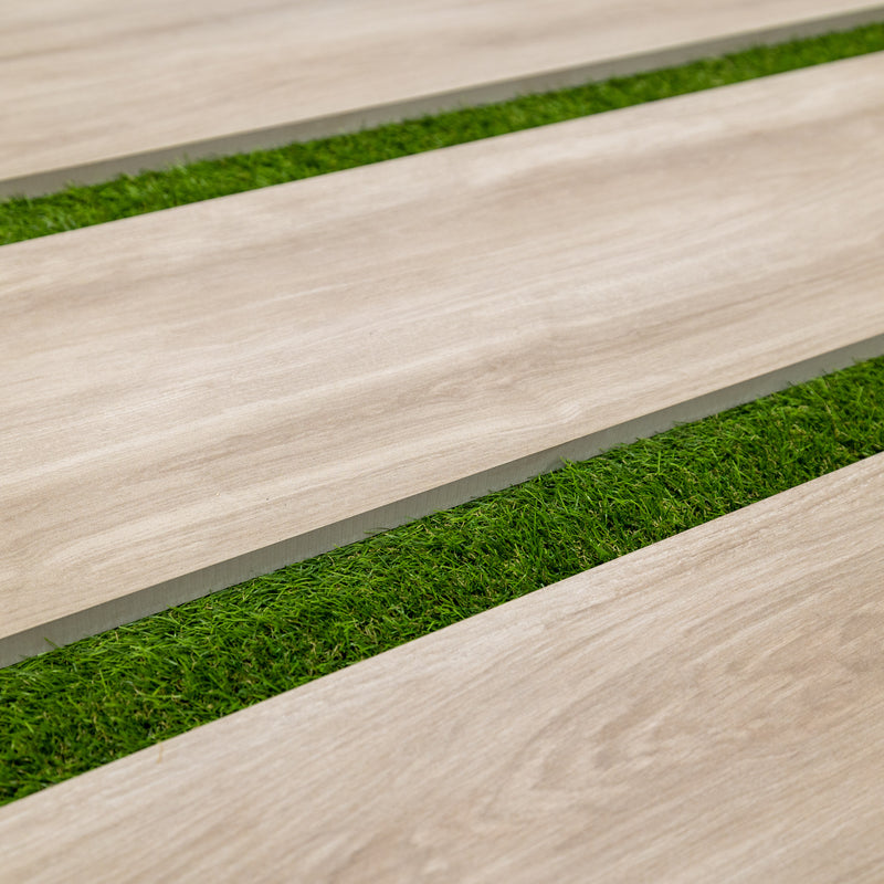 Terrastegels-keramisch parket Terrasse carrelage Tortora 30 x 120,8 x 2 cm