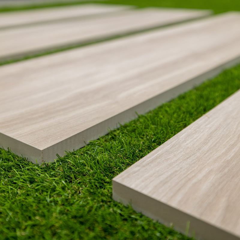 Terrastegels-keramisch parket Terrasse carrelage Tortora 30 x 120,8 x 2 cm