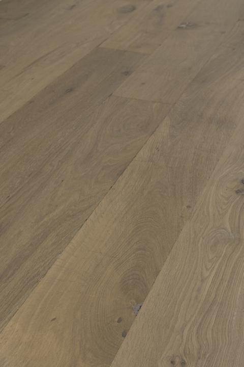 Parket Parquet multicouches en Chêne prêt à poser - Huilé Blanc - Vieilli - Fumé