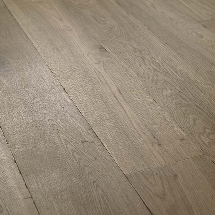 Parket Parquet multicouches en Chêne prêt à poser - Huilé Blanc - Vieilli - Fumé