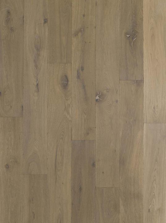 Parket Parquet multicouches en Chêne prêt à poser - Huilé Blanc - Vieilli - Fumé