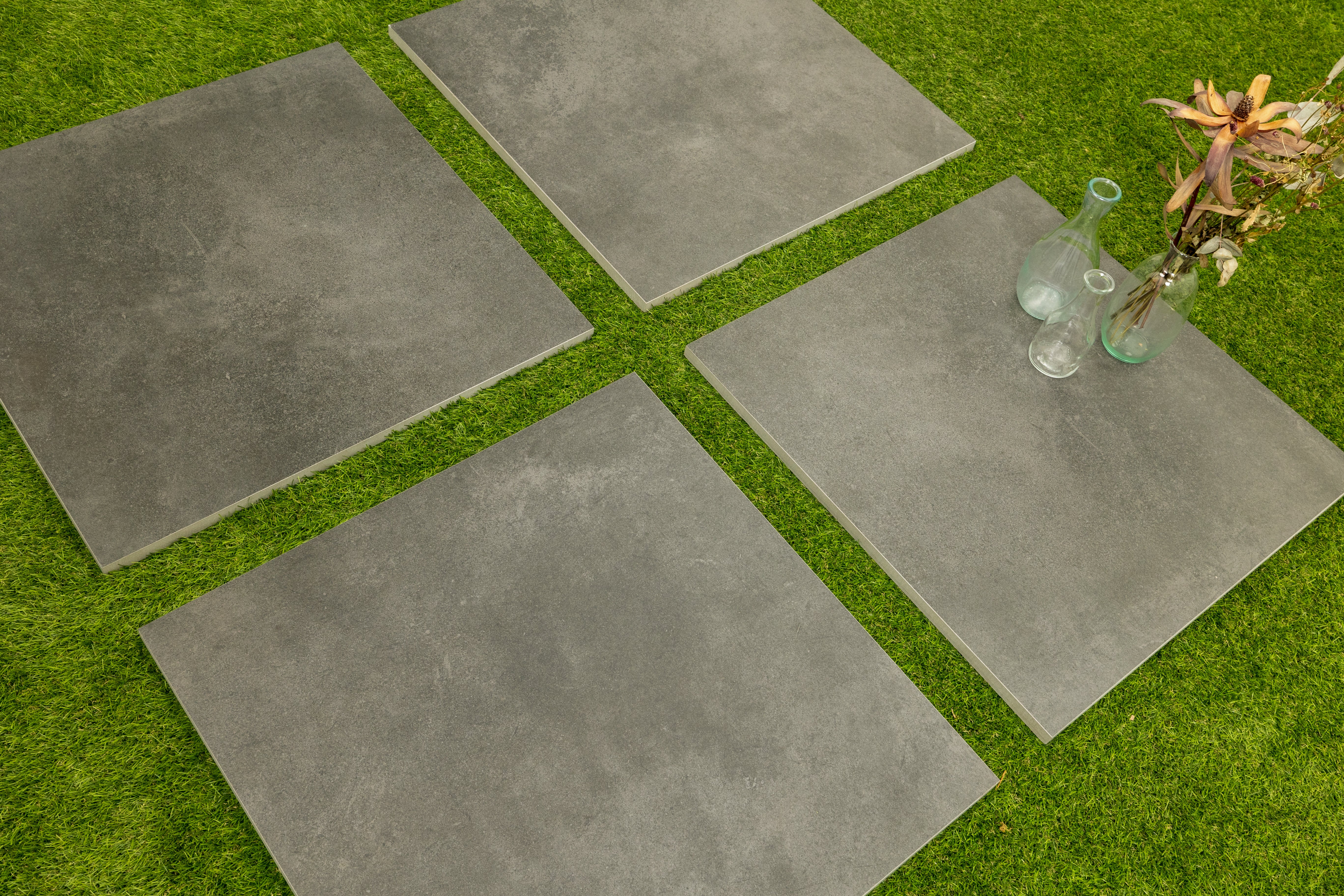 Carrelage terrasse – Anthracite 60 x 60 x 2 cm