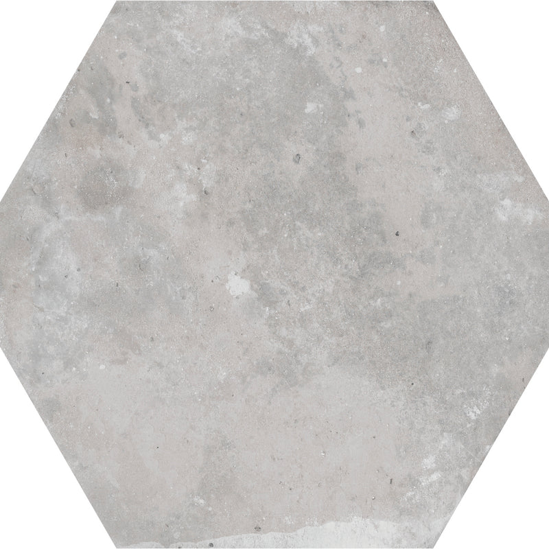 Keramisch natuursteen Cottage hexa gris 14 x 16 x 0,85 cm