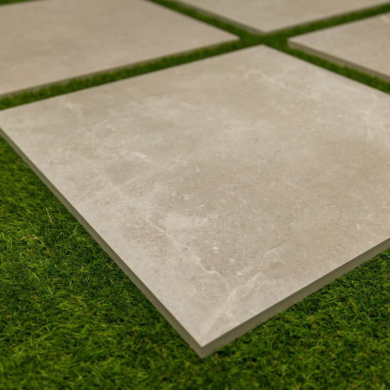 Terrastegels-keramisch natuursteen Terrastegel - Ete Grey 60 x 60 x 2 cm