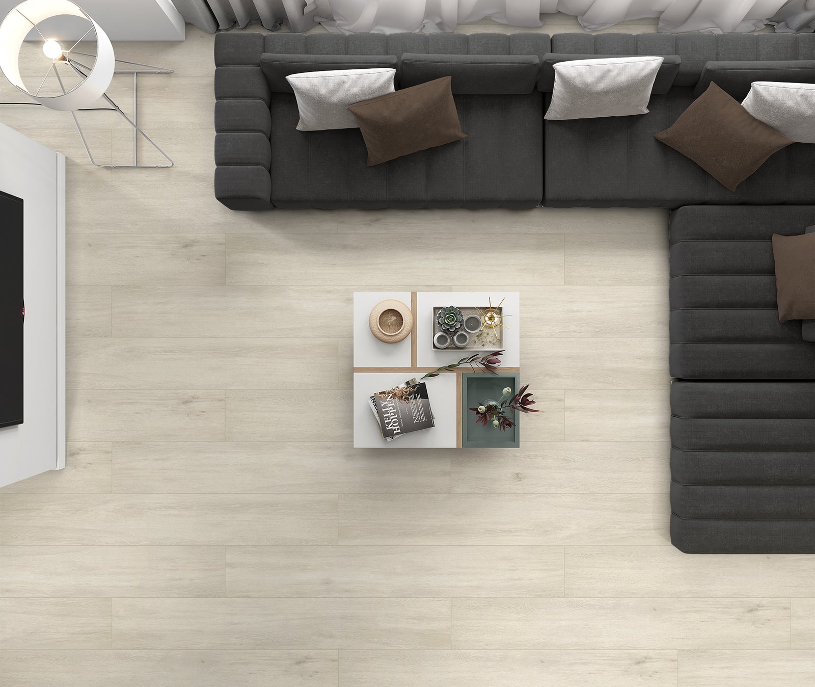 Keramisch parket Carrelage Céramique effet bois | Greyed Oak 26 x 160 x 1 cm