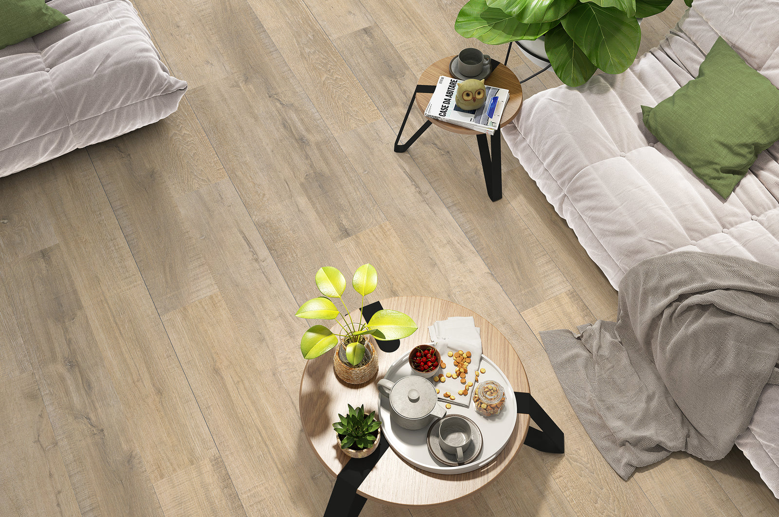 Keramisch parket F. Light 20 x 120 x 1 cm