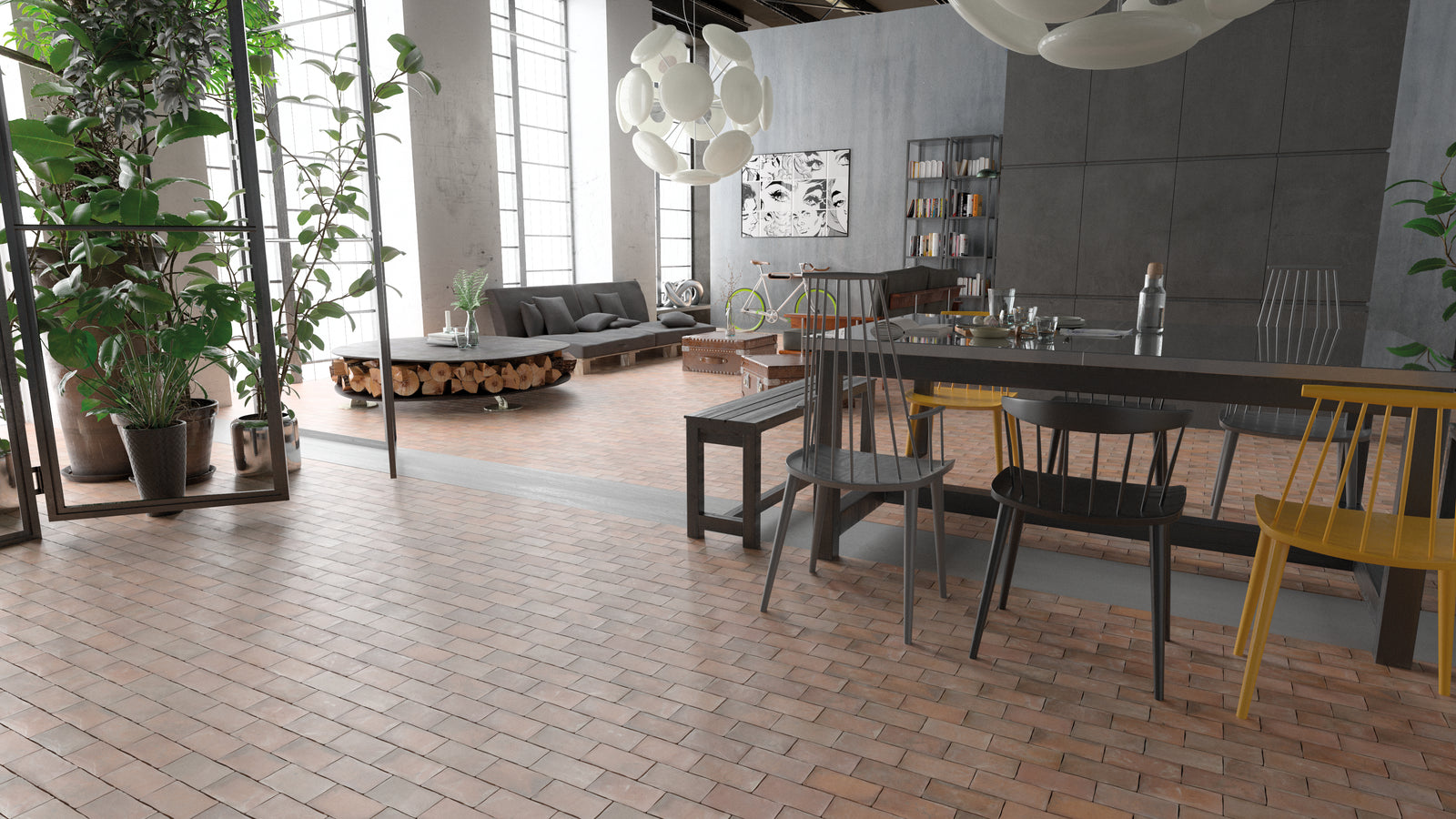 Keramisch natuursteen Keramische tegels Cottage Cotto 7 x 14 x 0,85 cm