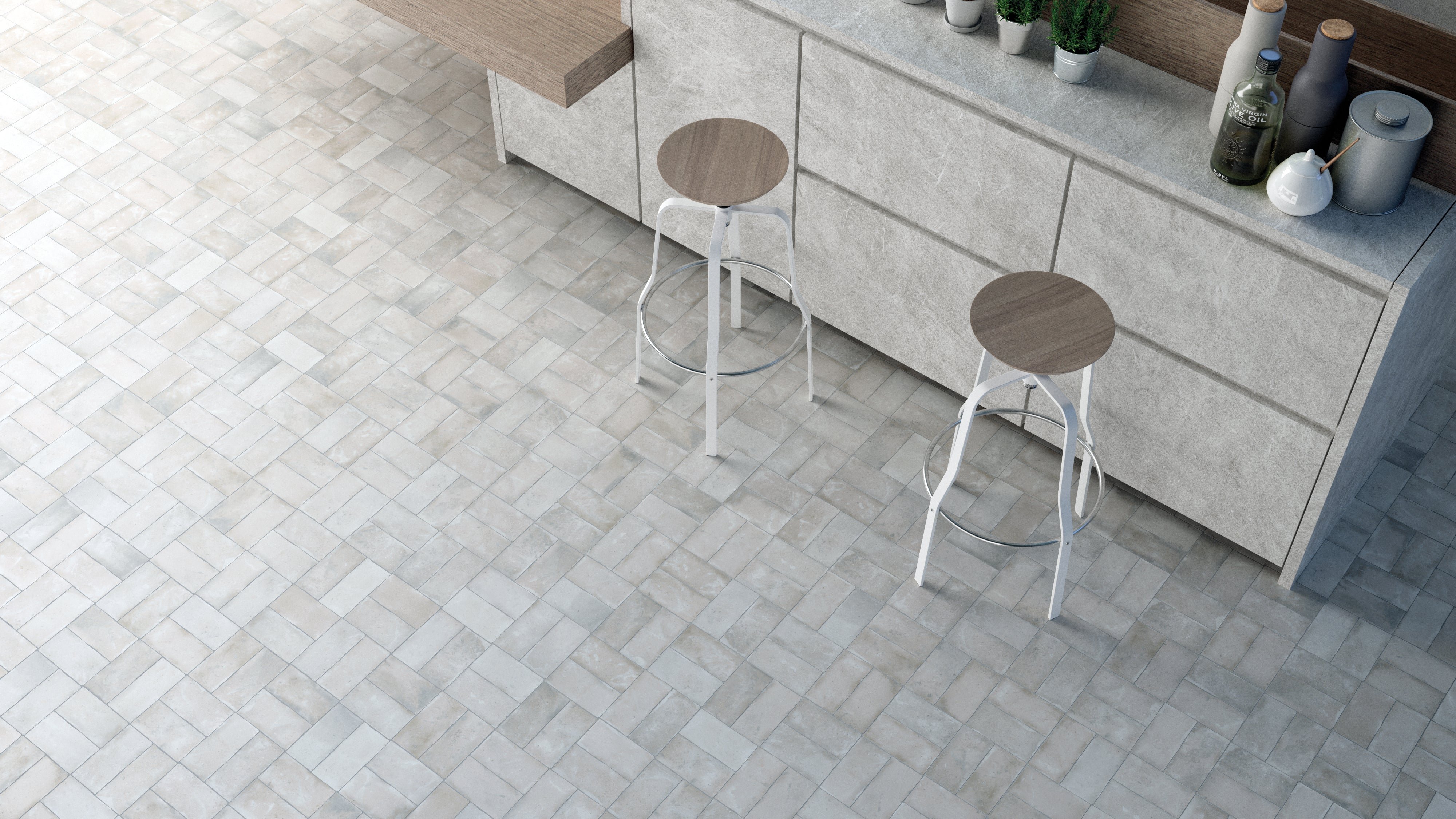 Keramische tegels Cottage Grey 7 x 14 x 0,85 cm