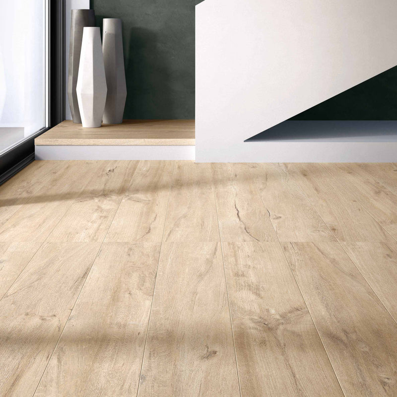 Keramisch parket Keramisch houtlooktegel - Honey 26 x 200 x 0.7cm