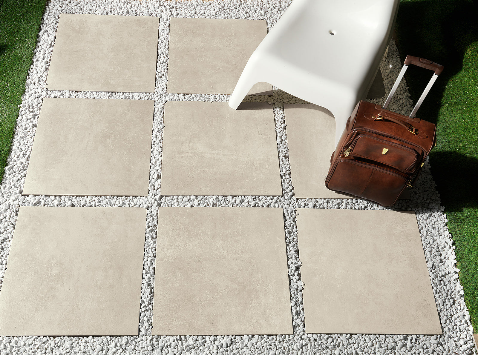 Terrastegel-keramische-beton Sabbia 60 x 60 x 2 cm Rtt.