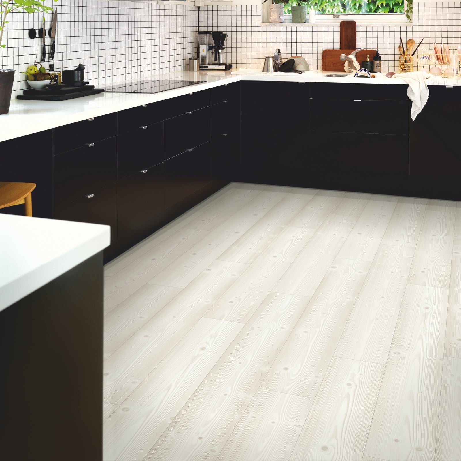 Laminaat Pergo moderne Sensation brossée Pins blancs L0331-03373