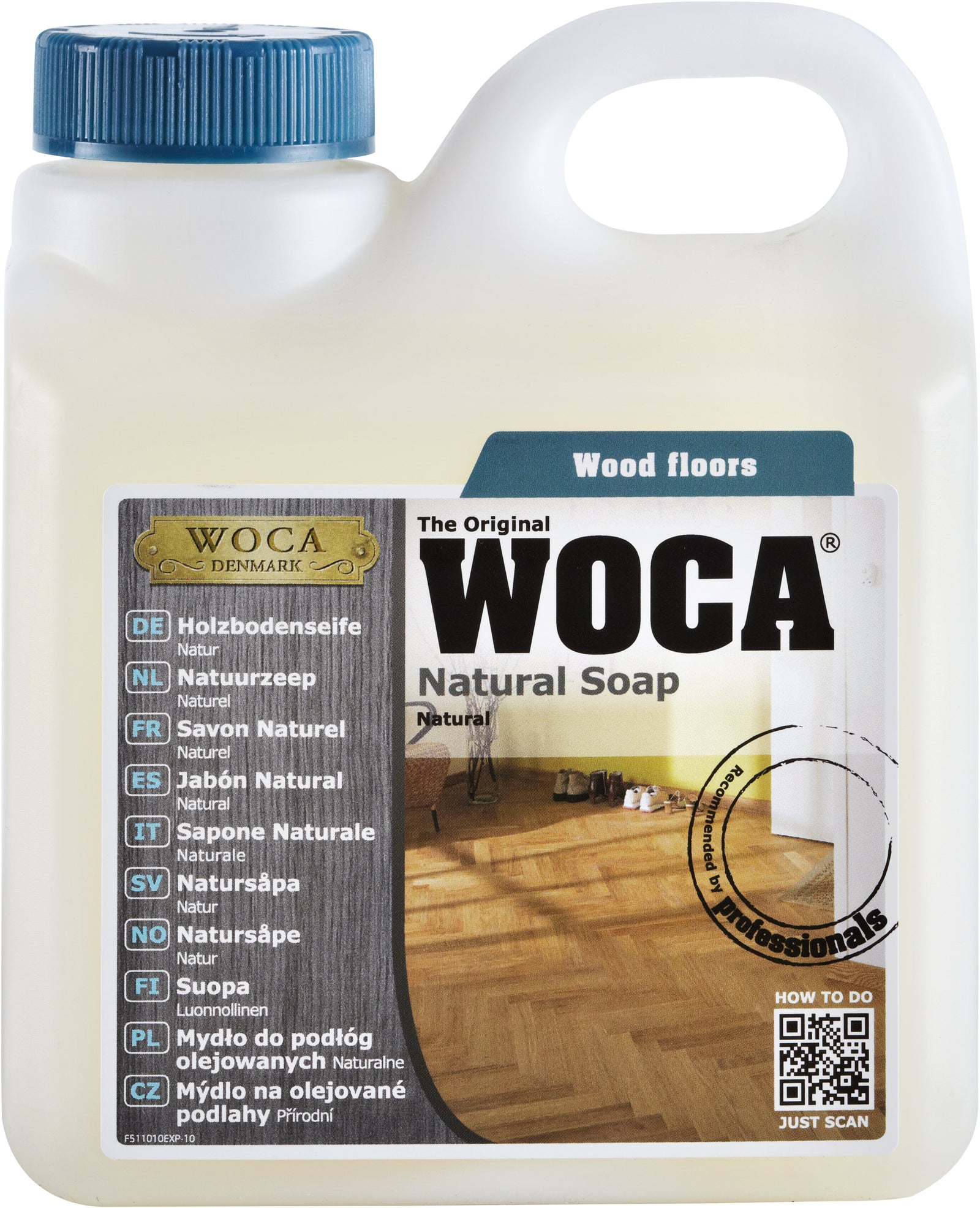 Parket-onderhoud WOCA Natural Soap - Naturel