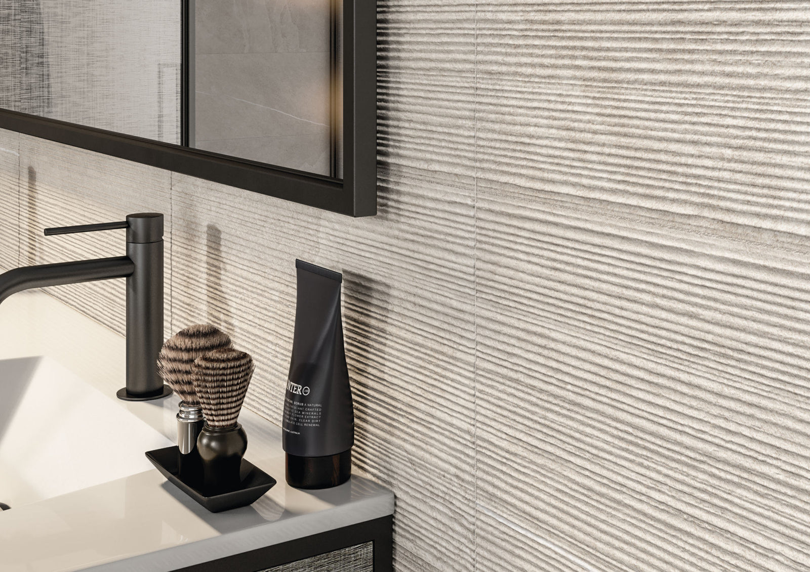 Keramisch natuursteen Decor Pearl 30 x 60 x 1 cm