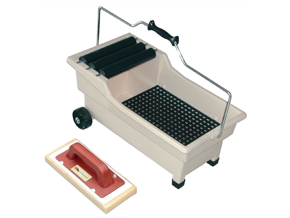 Plaatsingmaterialen-afwerking Bac à éponges - Set de nettoyage Pulirapid