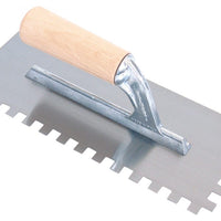 Raimundi Lijmkam met houten greep - rechte vertanding 10x10 mm