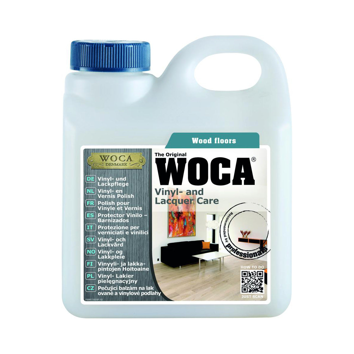 Parket-onderhoud WOCA Vinyl- en Vernisreiniger 1L