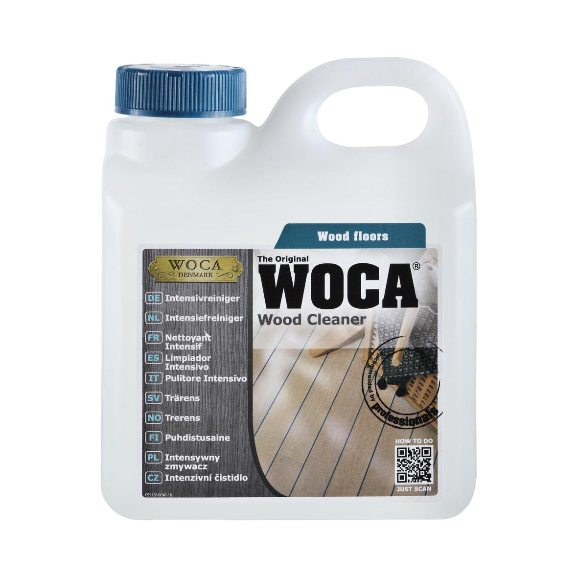 Parket-onderhoud WOCA Nettoyant intensif