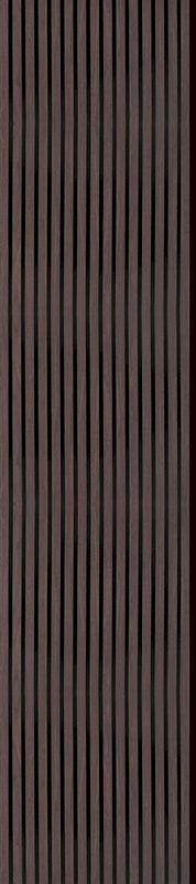 Parket-wandpaneel Akoestische panelen - Ebbenhout 270 x 60 x 2,1 cm