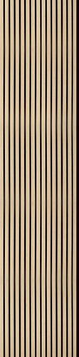 Akoestische panelen - Eik Invisible 270 x 60 x 2,1 cm