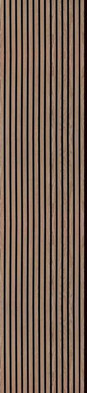 Parket-wandpaneel Akoestische panelen - Walnoot 270 x 60 x 2,1 cm