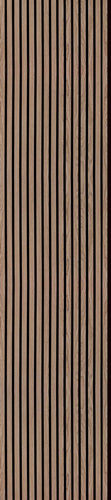Akoestische panelen - Walnoot 270 x 60 x 2,1 cm