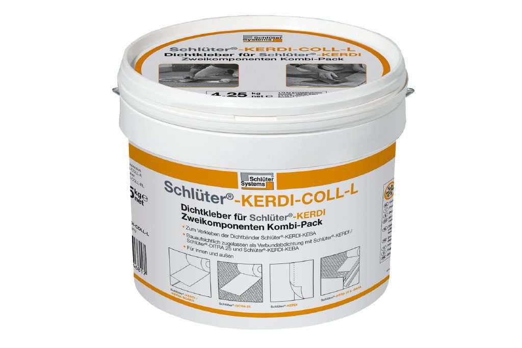 Plaatsingmaterialen-afdichting Colle d’étanchéité Schlüter Kerdi-Coll - Seau de 4,25kg -  KERDICOLL-L